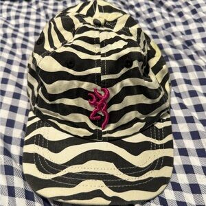 Browning For Her Zebra Pink Baseball Hat